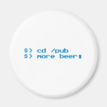 Programmer Beer - Geek, Nerd, Gamer, Gaming Fridge Magnets