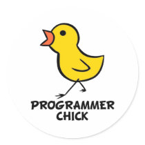 Programmer Chick stickers by chicktshirts8 Programmer Chick stickers
