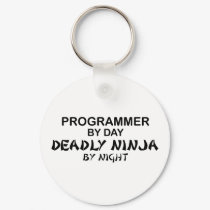 Programmer Deadly Ninja by Night keychains