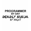 Programmer Deadly Ninja by Night t-shirts by poorrichards Programmer Deadly Ninja by Night t-shirts