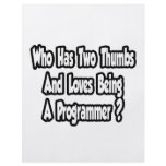 Programmer Joke...Two Thumbs Flyer Design