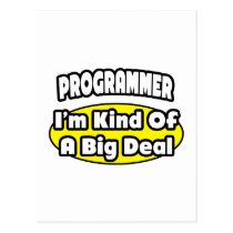 Programmer = Kind of a Big Deal Postcard