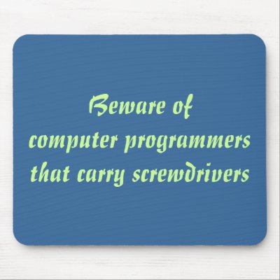 Programmer Mouse Mat by mdzidic