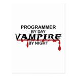 Programmer Vampire by Night Post Card