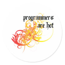 Programmers Are Hot stickers