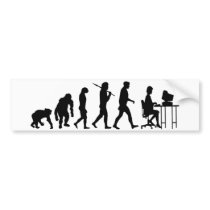 Programmers business analysts secretaries gear bumper stickers