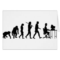 Programmers business analysts secretaries gear greeting card