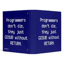 Programmers Don't Die Binder