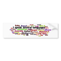 Programmers Have Multiple Programming Skills Bumper Sticker