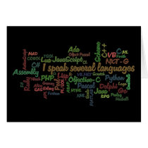 Programmers Have Multiple Programming Skills Greeting Card