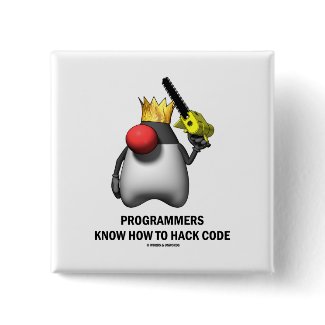 Programmers Know How To Hack Code (Open Source) button