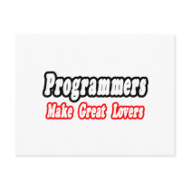 Programmers Make Great Lovers postcards