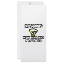 Programmers...Regular People, Only Smarter Rack Card Template