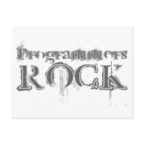 Programmers Rock postcards