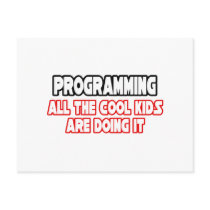 Programming...Cool Kids postcards