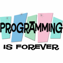 Programming Is Forever photo sculptures