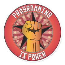 Programming Is Power stickers
