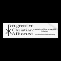Progressive Christian Alliance "Logo" bumper stickers
