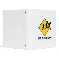 Prohibido 3 Ring Binders