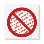 Prohibit or Ban Symbol - Add Image magnets