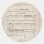 Prohibition 18th Amendment Stickers