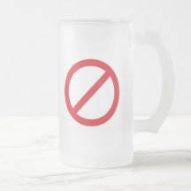 Prohibition Sign/No Symbol Coffee Mug