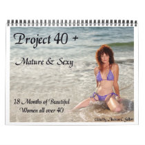 Project 40+ Mature & Sexy Calendar