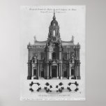 Project for the church of Saint-Sulpice Poster