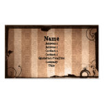 Projected Steampunk Goth Business Card