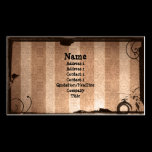 Projected Steampunk Goth Business Card business cards