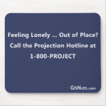 Projection Hotline Mousepad mousepads