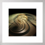Projection of Light through Loxodrome Print