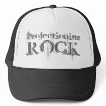 Projectionists Rock hats by busybrain Projectionists Rock hats