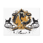 Projekt Dog Basset Hound Post Card