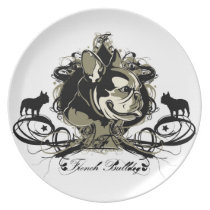 Projekt Dog French Bulldog Urban Art Plate