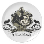 Projekt Dog French Bulldog Urban Art Plate