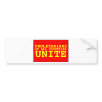 proletarians of all countries unite bumper stickers