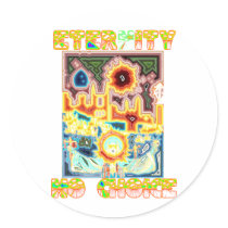 Prolife Virgin Mary Testimony Round Sticker