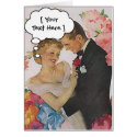 Prom Couple Blank Bubble Card by postcardsfromtheedge Prom Couple Blank Bubble Card