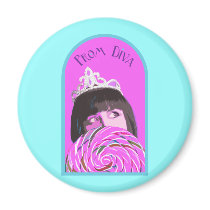 Prom Diva magnets by trash_ Prom Diva magnets