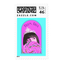 Prom Diva postage by trash_ Prom Diva postage