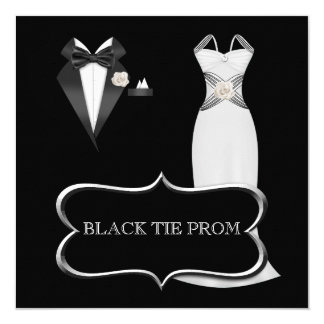 white tie invitation