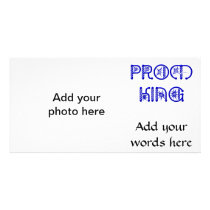 Prom King Custom Photo Card