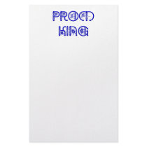 Prom King Stationery Paper