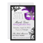 Prom Masquerade Invitation