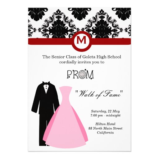 Prom Night Personalized Invite