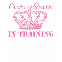 Prom Queen In Training Girls Sheer V-Neck (Fitted) t-shirts