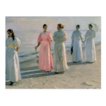 Promenade on the Beach Postcards