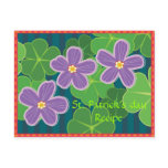 Promise - My party Recipe Card Post Cards