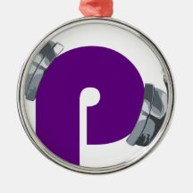 PROMISE WORLD RECORDS  LOGO CHRISTMAS ORNAMENT